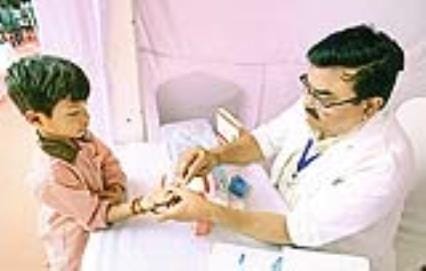 Health check-up camp organized for children at Raj Bhavan