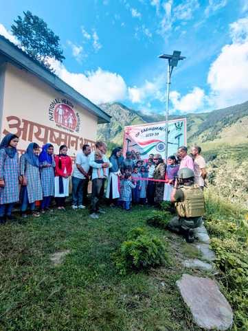 Indian Army is also ahead in the development of villages along the borders