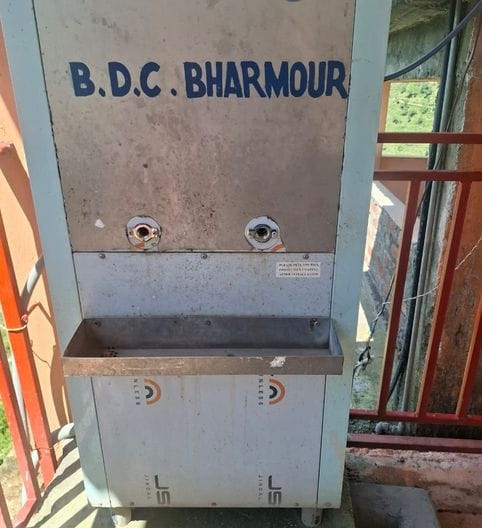 Taps stolen from public taps and toilets in Bharmour
