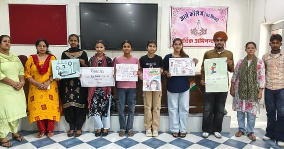 Manisha won the poster making competition