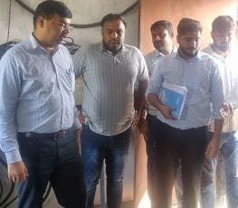 SDM visited four villages and gave instructions for drainage