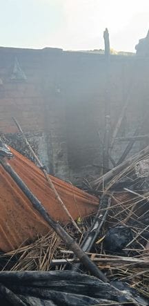The household and money of three people including two brothers were burnt in the fire.