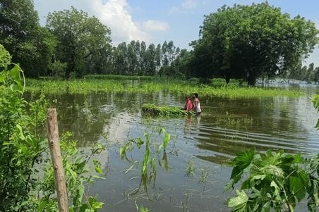 Flood victims are neither getting food nor ration, their living places are locked