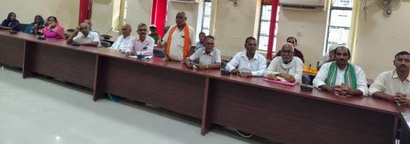 The issue of fake pesticides and corruption in Gram Panchayats was raised