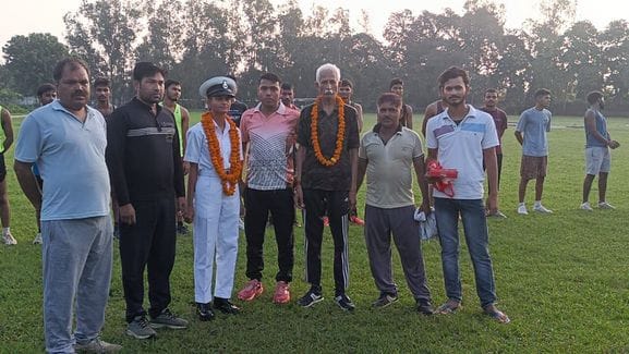 Sakshi welcomed on completion of Navy training