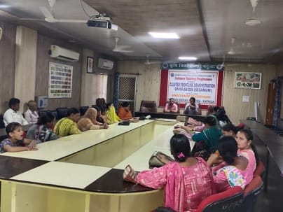 Information given to farmers on oilseed crops