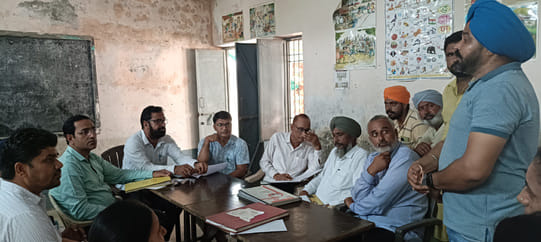 The committee arrived to investigate the scams in the school, many irregularities were found