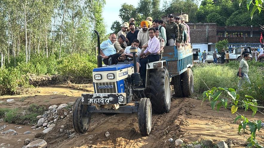Visited flood affected areas and assured relief and restoration
