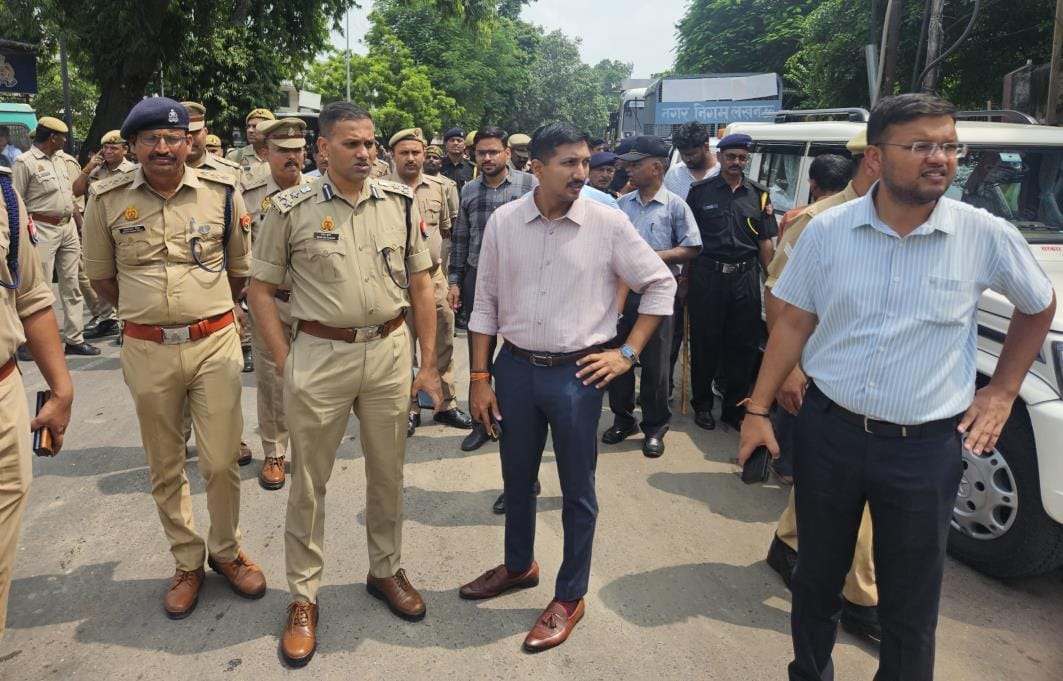 Top officials came together to remove encroachment