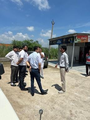 A four-member team will inspect the warehouse built on National Highway 44