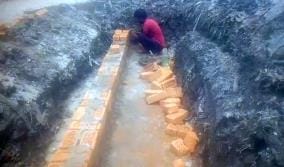 Drain was constructed without any proposal, labour donation will be declared
