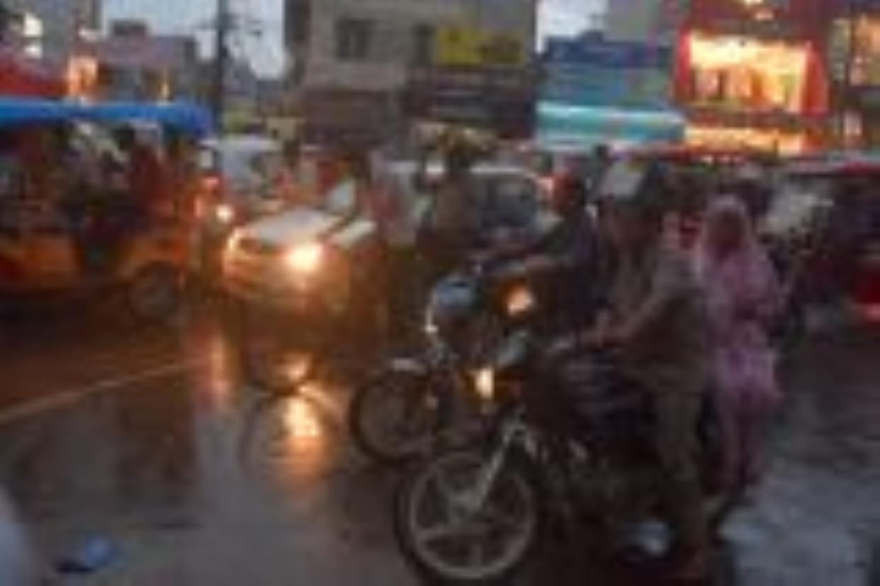 It was hot all day, showers of relief in the evening