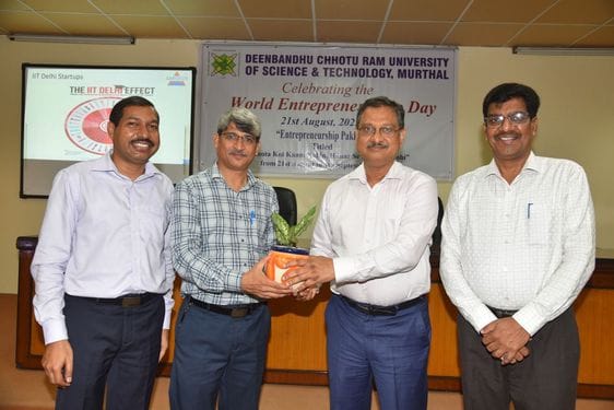 Entrepreneurship is the main means of making the country self-reliant: Prof. Shriprakash