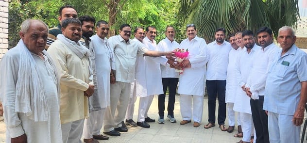 Congressmen welcomed the newly appointed District President Sanjay Yadav