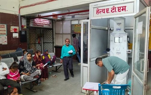 Donated health ATMs are victims of indifference, only measuring BP and weight