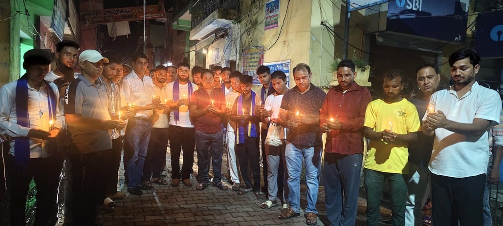 Candle march taken out regarding teacher Manisha murder case