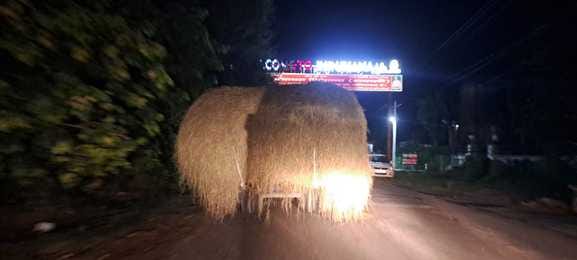 Overloaded vehicles are running even after the accident, the department remains unaware