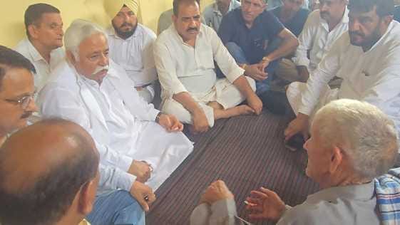 Sadotra went to the hospital and met the injured due to cloudburst