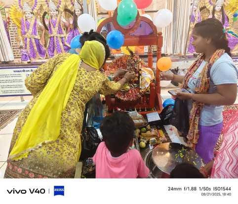 Chhathi festival was celebrated with great enthusiasm, people took bath after abhishek