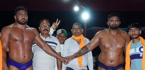 Punjab wrestler Praveen won the wrestling competition and got a prize of 1.51 lakh rupees