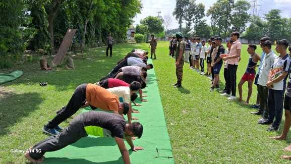 49 youths gave physical efficiency test for recruitment in NCC