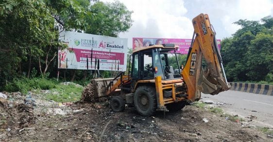 The municipality removed the garbage... cleanliness drive was launched