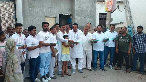 MLA inaugurated the development works