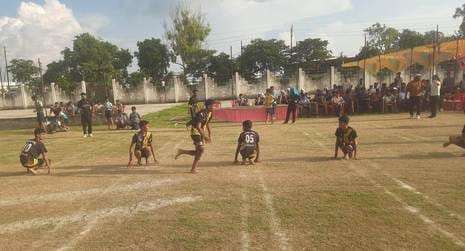 Three matches were held in Kho-Kho cluster competition