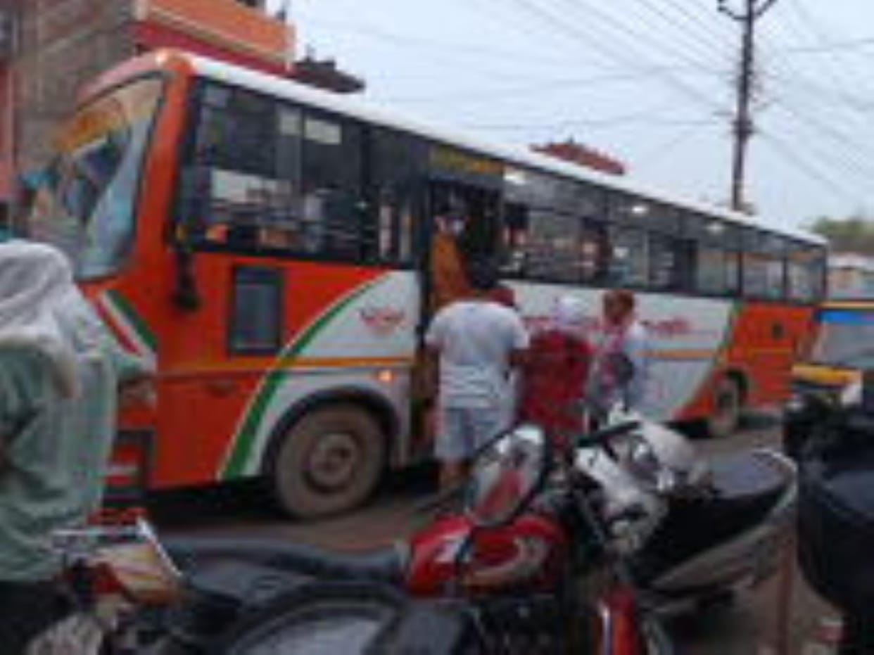 Construction of bus station is not completed