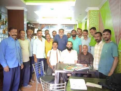 Sumit became the head of Shanidev Taxi Operator Union Lamblu