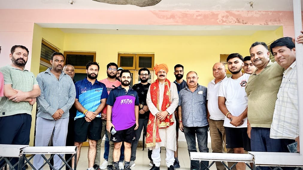 Udhampur, Table Tennis Organisation, Held Meeting with Mla