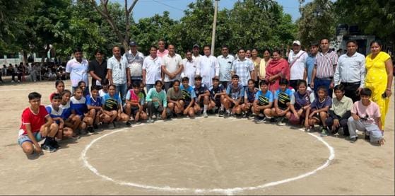 Kho-Kho Kaithal Block first, Rajound second
