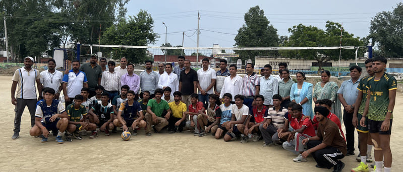 Pundri block tops in volleyball competition