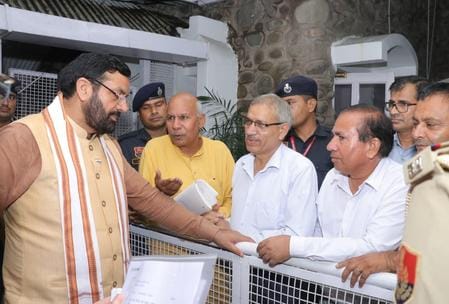 NP chairman met CM regarding demands