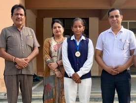 Nancy of Baranpur topped the district level in boxing