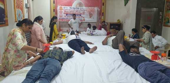 59 units of blood collected in blood donation camp