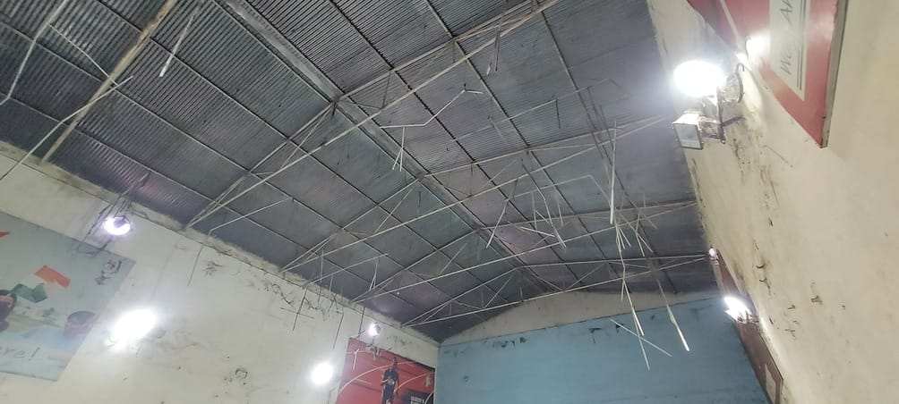 In the district level school competition, the players faced more mismanagement than sports