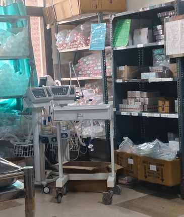 Wards designated for mini ventilators do not have trained staff, patients forced to be referred