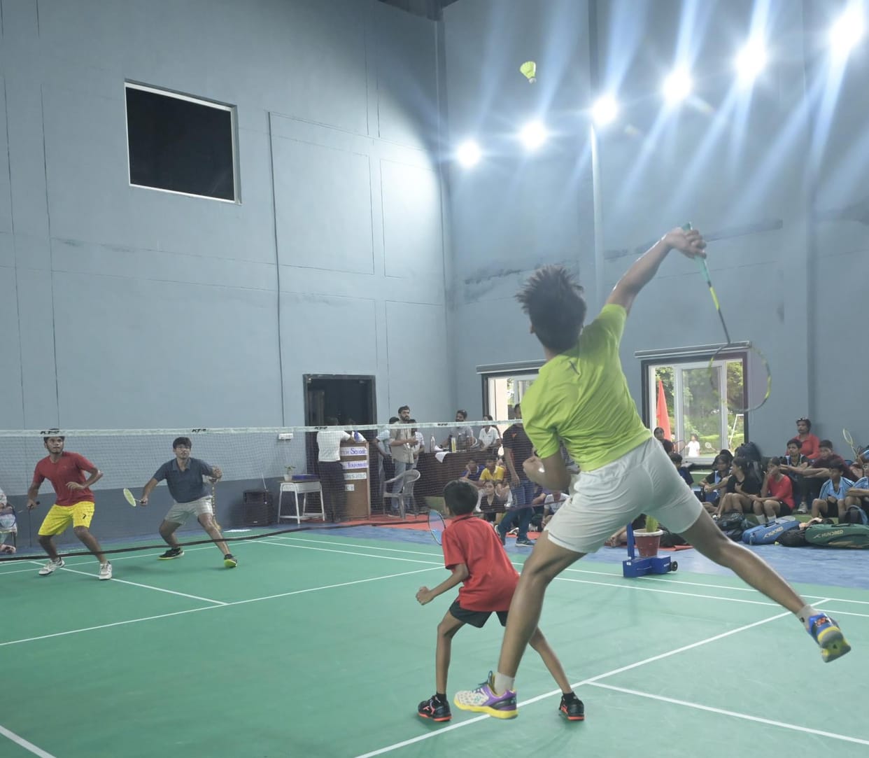 Oxford, Doon International, Scholar Mission and Allen House School won in badminton