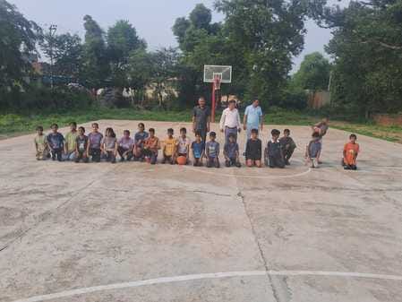 Basketball match organized in village Bhudla