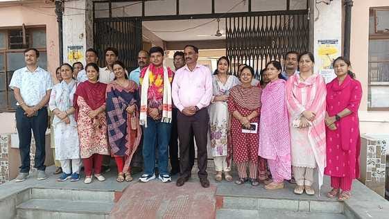 Children's School Hamirpur student Anshul selected in MBBS