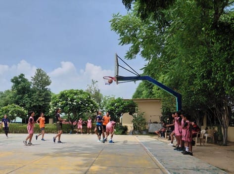 Rewari block team got first place in basketball