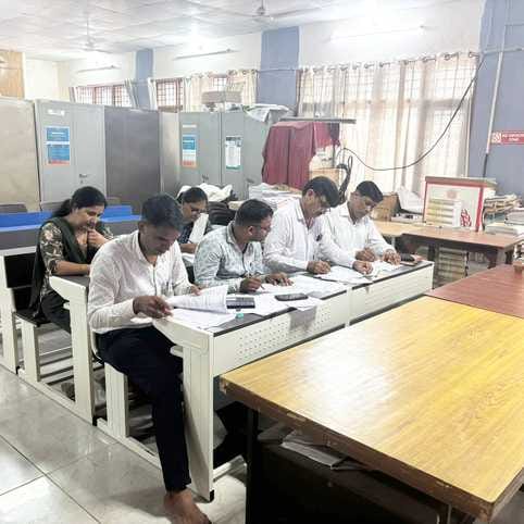 Suman Meena first in block level print rich competition