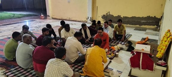 Practice of staging started with Ganesh Puja