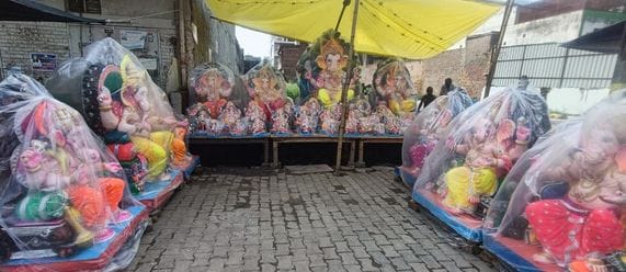 Markets are all decked up for Ganesh festival