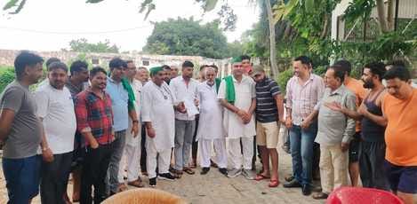 Farmers protested against privatization and corruption of electricity