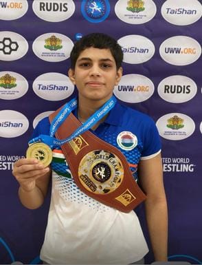 Tapasya created history in under-20 wrestling, defeated the world champion and became the new world champion