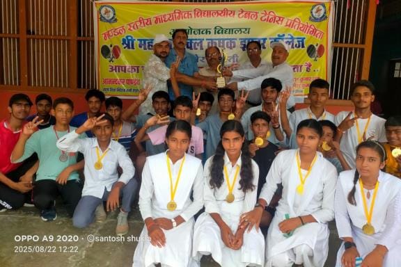 Basti victorious in divisional table tennis, Sant Kabir Nagar runner-up