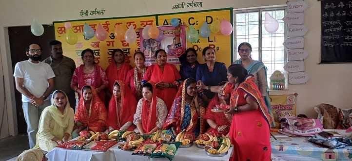 Godhbharai ceremony held at Anganwadi centers