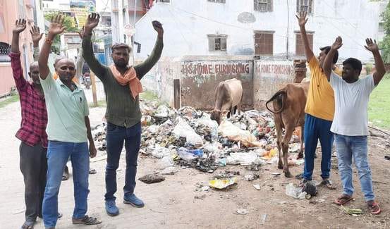 Anger over garbage piling up on the roadside